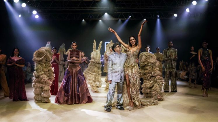 Abhishek Sharma presents grassland-inspired sustainable development on the LFW X FDCI 2024 runway